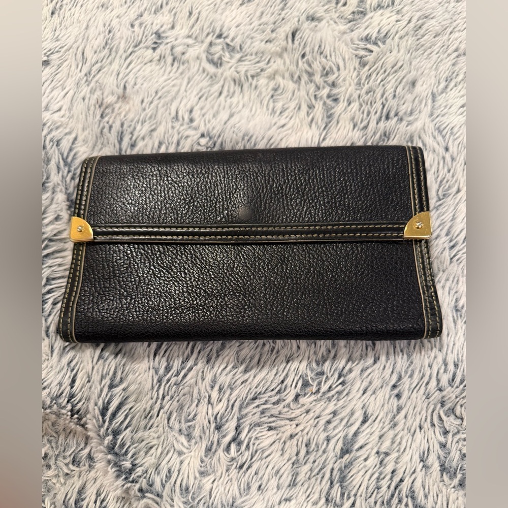 ✨Authentic Louis Vuitton Black Leather Porte Tresor International Wallet✨